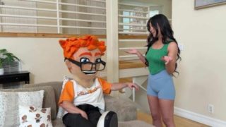 Phoebe Kalib Models Clothes and What’s Beneath for Porn Dude