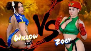 Willow Ryder vs Zoey Uso! Fight! (Street Fighter Parody)